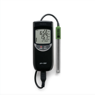 Medidor portátil de pH/pH-mV/ORP/temperatura, a prueba de agua, con Sensor Check™